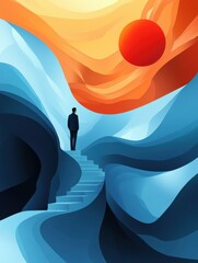 Poster - Business support abstract concept vector illustrations.