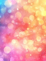 Wall Mural - colorful firework with bokeh background with copy space for new year celebration, abstract holiday b