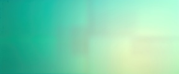 Poster - Abstract teal, turquoise gradient background. Smooth blend of soft shades of blue, green creates calming, soothing effect. Modern design suitable for relaxation, wellbeing themes. Image perfect for