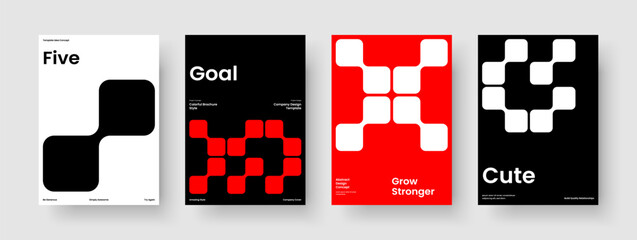 Wall Mural - geometric banner layout. modern business presentation design. creative report template. brochure. ba