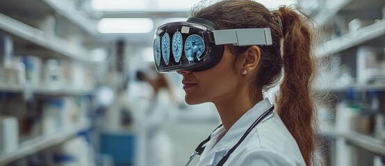 Poster - a healthcare provider is utilizing digital technology to control and monitor medical data and inform