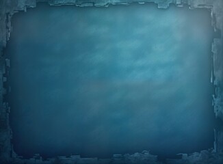 Aufkleber - Empty blue scratched chalkboard texture background. Aged, distressed surface. Ideal for various design projects. Grunge abstract pattern. Blank board looks like vintage wall industrial material.