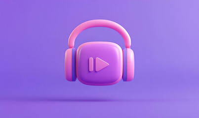Poster - Video Call Interface Icon, a minimalist design showcasing a user-friendly digital communication platform, emphasizing connection and interaction.