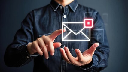 Poster - Innovative Email Notification Interface Designs: Nine Modern Concepts for Enhanced User Interaction and Seamless Communication Experience. Streamline your inbox with these visually appealing and      