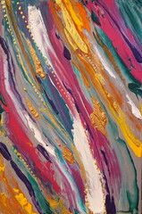 Wall Mural - Abstract acrylic backgrounds. Painting set. Contemporary art. 