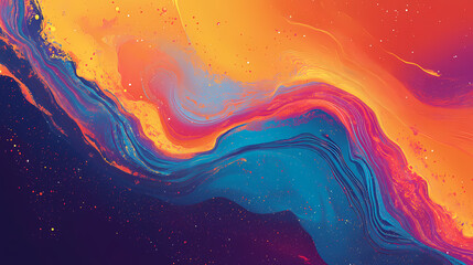 Wall Mural - space concept background. universe galaxy horizontal poster. amazing cosmic wallpaper. raster bitmap