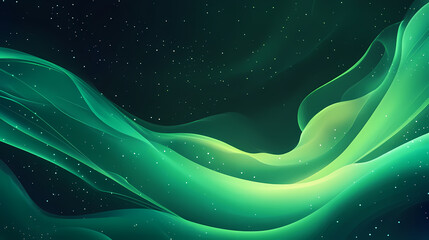 Wall Mural - abstract green galaxy space background, colorful cosmos universe backdrop. abstract galaxy. illustra