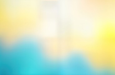 Aufkleber - Abstract vibrant yellow and blue graphic background. Multicolor smooth blend. Blurred effect. Great for website or banner design. Elegant festive visual. Light and colorful pattern. Modern art style.