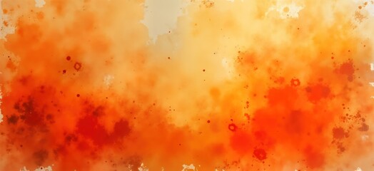 Aufkleber - Abstract orange grunge texture evokes feeling of fire burning. Orange, red colours create dynamic patterns. Dynamic background design suitable for various art projects tech presentations.