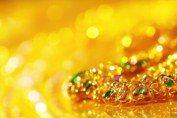 Poster - A detailed view of a jewelry piece sitting on a flat surface