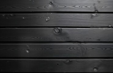 Poster - Aged black wooden wall background. Simple dark wooden planks create timeless backdrop. Image shows classic rustic style. Perfect for design with cozy vintage theme for creating minimalist, modern,