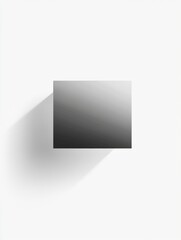 Poster - Unique gradient effect with shadow on a plain background creates an intriguing visual experience in modern design. Generative AI