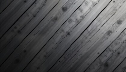 Leinwandbilder - Diagonal wood planks create striking pattern on dark gray background. Wood texture visible in close-up view. Pattern suggests interior design element. Suitable for use as wallpaper, decorative wall