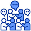 © RanuKumbolo.lab - Sales and Job Activity Mixed Blue Icon