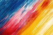 © Jovicic - Colorful brushstrokes creating dynamic diagonal pattern