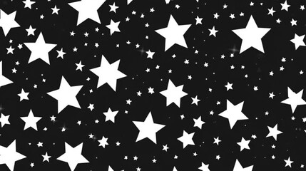 Wall Mural - Stars and nebula in the dark sky universe space video footage.
