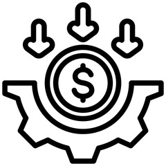 Poster - Cost Effective Outline Icon