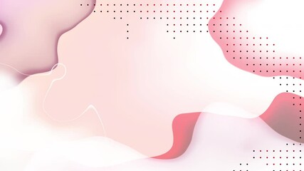 Aufkleber - Looped animation. Abstract wavy background in smooth colors. Modern colorful wallpaper.