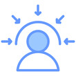 © Uniconlabs - Customer Centric Blue Icon