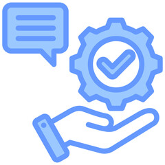Poster - Responsibility Blue Icon