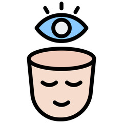 Poster - Perception Outline Color Icon