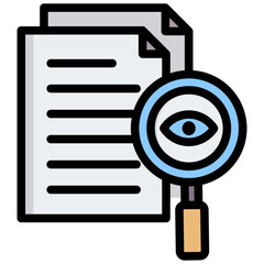 Poster - Transparency Outline Color Icon