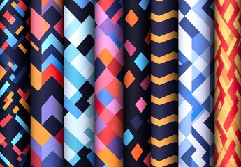 Poster - Geometric Scale Patterns