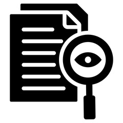 Poster - Transparency Glyph Icon