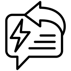 Poster - Responsive Outline Icon