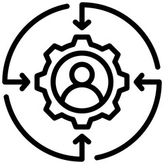 Poster - Personalization Outline Icon