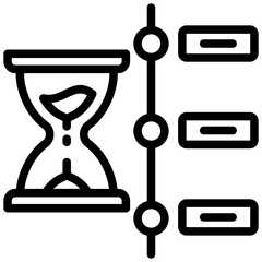 Poster - Timeline Outline Icon