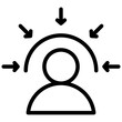 © Uniconlabs - Customer Centric Outline Icon