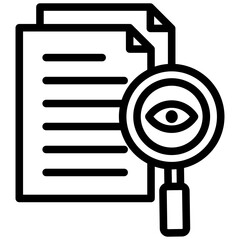Poster - Transparency Outline Icon