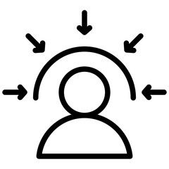 Poster - Customer Centric Outline Icon