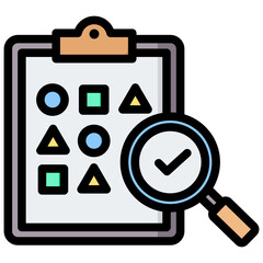 Poster - Random Sampling Outline Color Icon