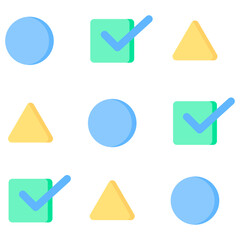 Poster - Stratified Sampling Flat Icon
