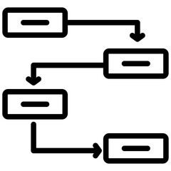 Poster - Process Outline Icon