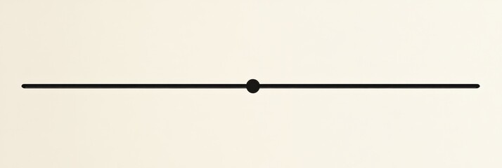Poster - Minimalistic line design with a central dot on a light background creating a modern artistic expression. Generative AI