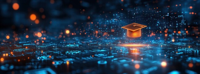 E-learning Online Education Platform for Skill Development and Training with AI Personalized Courses and Remote Learning Technologies