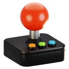 Poster - 3d rendering general user interface icon concept. 3d render games icon