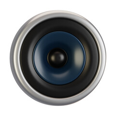 Poster - 3d rendering general user interface icon concept. 3d render sound icon