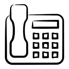 Poster - Telephone Icon