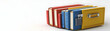 © Sivilay - Stack of colorful books, secured with a padlock.