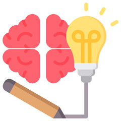 Poster - Creativity Flat Icon