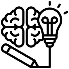 Poster - Creativity Outline Icon