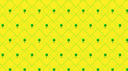 Poster - pattern background with geometric shape and 3d circle | 3d shape pattern background with yellow colo