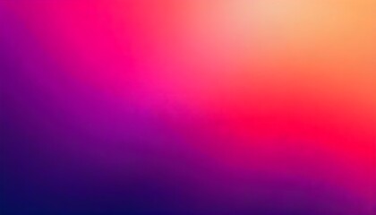 Leinwandbilder - A vibrant gradient abstract background blending shades of purple, pink, and orange hues