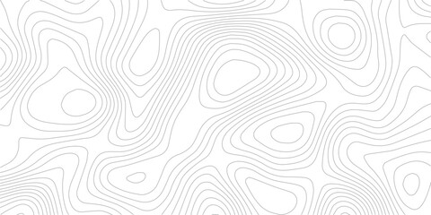 Fototapete - Abstract Topographic Pattern Banner Background, geographic line map with elevation assignments. Modern design background with wavy pattern. Paper texture Imitation of a geographical map shades.