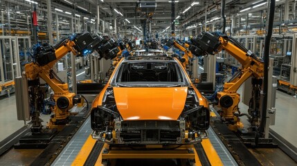 Poster - Advanced Robotics in Automotive Manufacturing Factory Setting