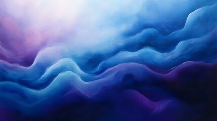 Poster - Dynamic waves of colorful abstract art digital canvas vibrant palette contemporary style artistic perspective